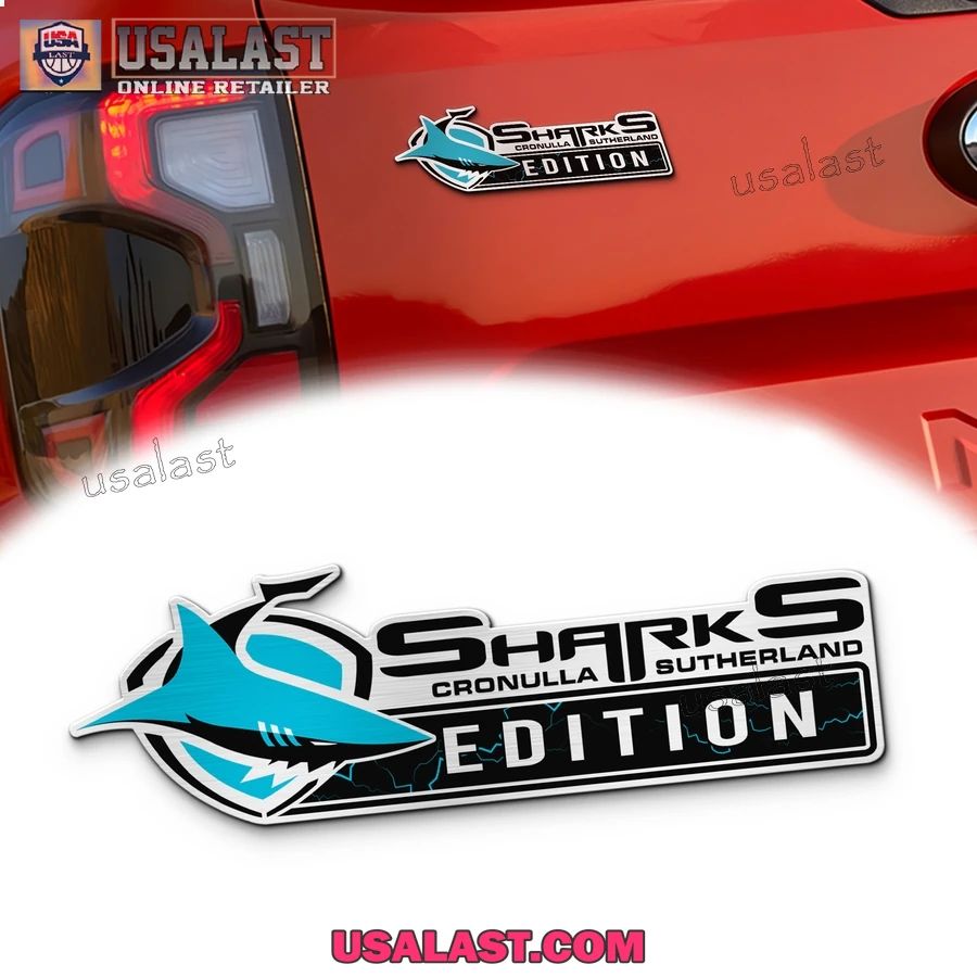 Cronulla-Sutherland Sharks Edition Custom 3D Car - Adult & Kids T-Shirts, Sweatshirts & Hoodies apparel design preview 1