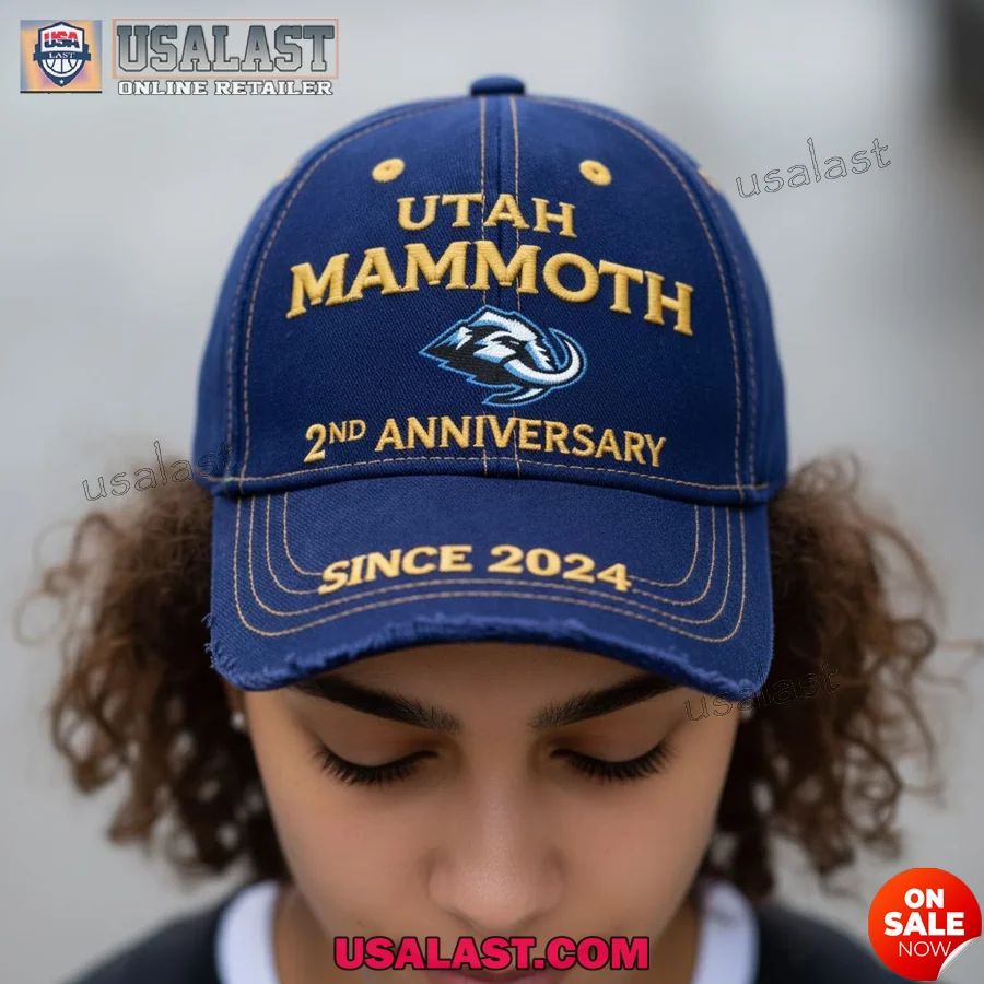 Utah Mammoth 2nd Anniversary 2024-2026 Classic Cap - Adult & Kids T-Shirts, Sweatshirts & Hoodies apparel design preview 1