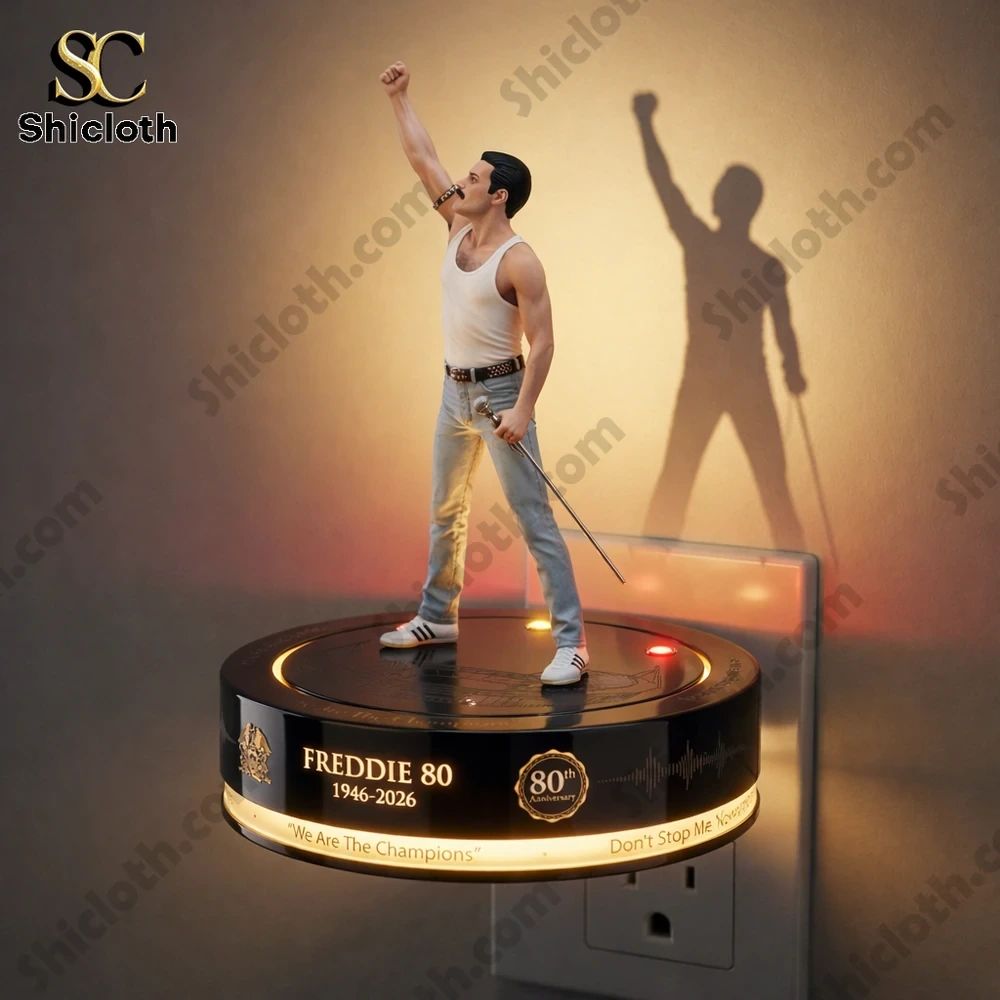 Freddie Mercury 80th Anniversary Collector Edition - Adult & Kids T-Shirts, Sweatshirts & Hoodies apparel design preview 1