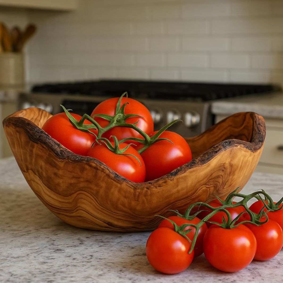 Exquisite Handcrafted Olive Wood Serving Bowl - Adult & Kids T-Shirts, Sweatshirts & Hoodies apparel design preview 1
