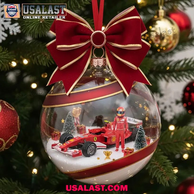 Ferrari Formula 1 Team Globe Christmas Ornament - Adult & Kids T-Shirts, Sweatshirts & Hoodies apparel design preview 1