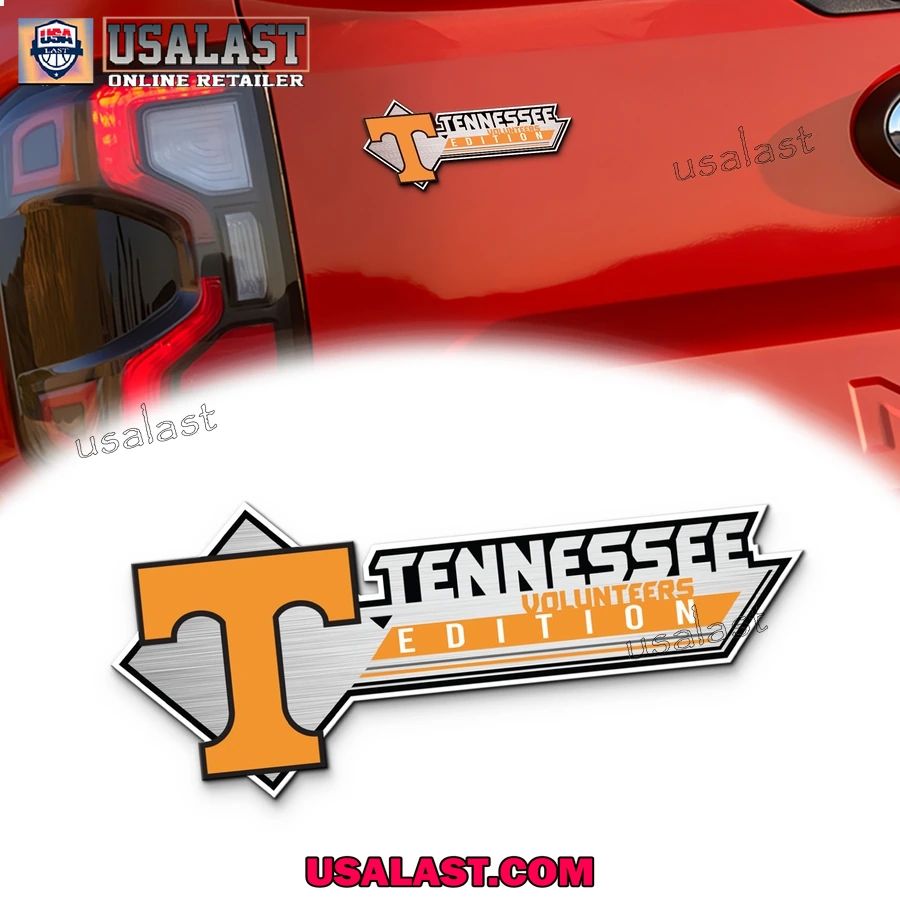 Tennessee Volunteers Edition 3D Car Badge Sticker - Adult & Kids T-Shirts, Sweatshirts & Hoodies apparel design preview 1