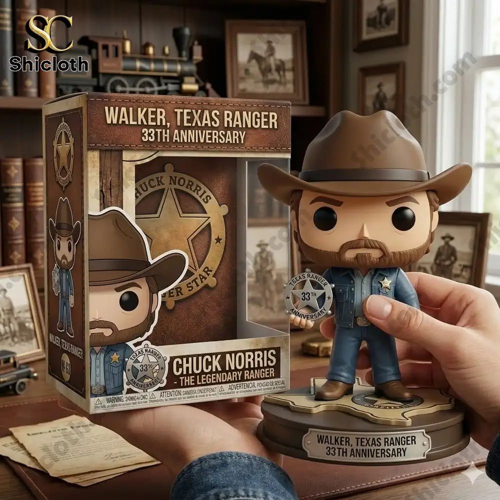 Walker, Texas Ranger 33th Anniversary Chuck Norris - Adult & Kids T-Shirts, Sweatshirts & Hoodies apparel design preview 1