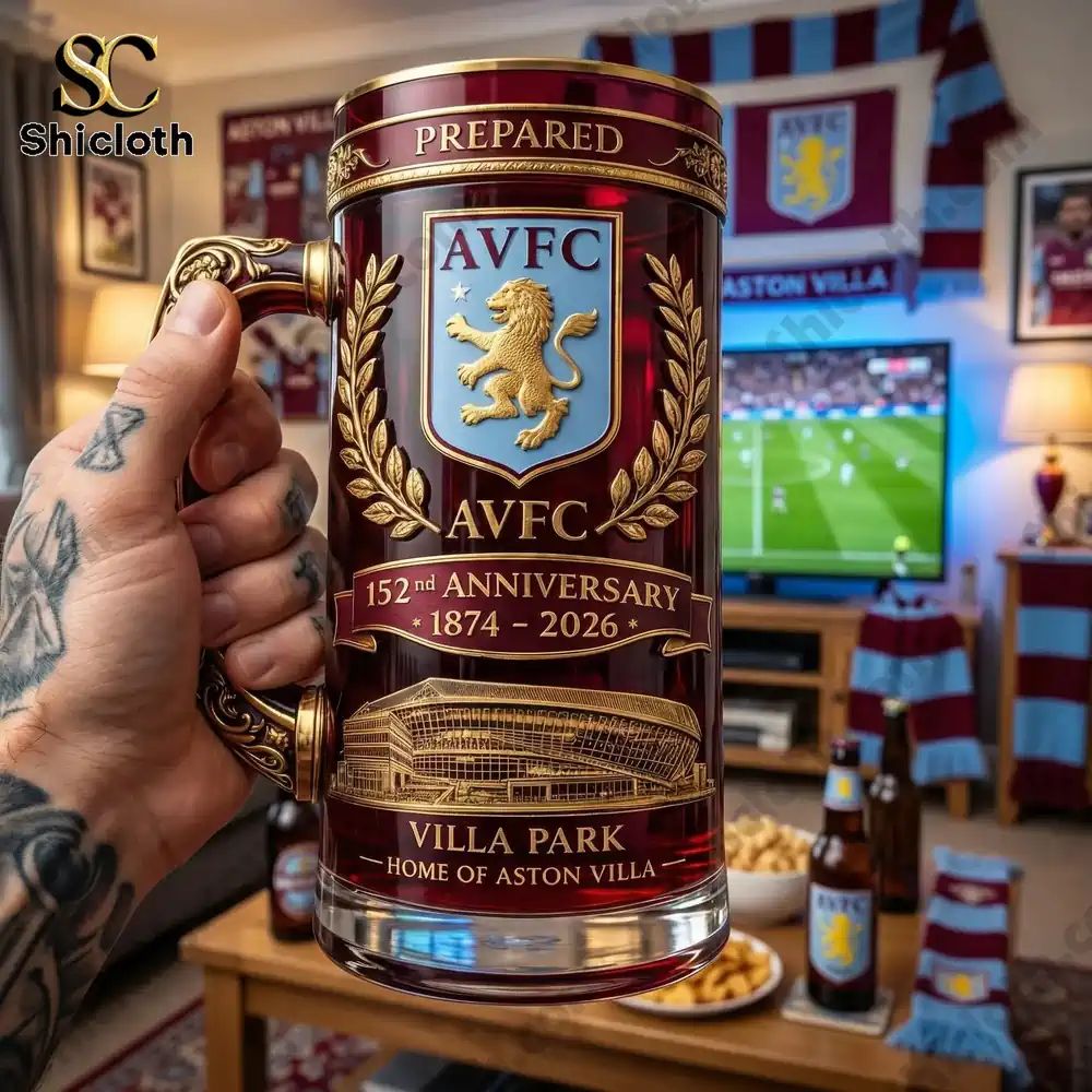 The Villans 152nd Anniversary Collector Beer Glass - Adult & Kids T-Shirts, Sweatshirts & Hoodies apparel design preview 1