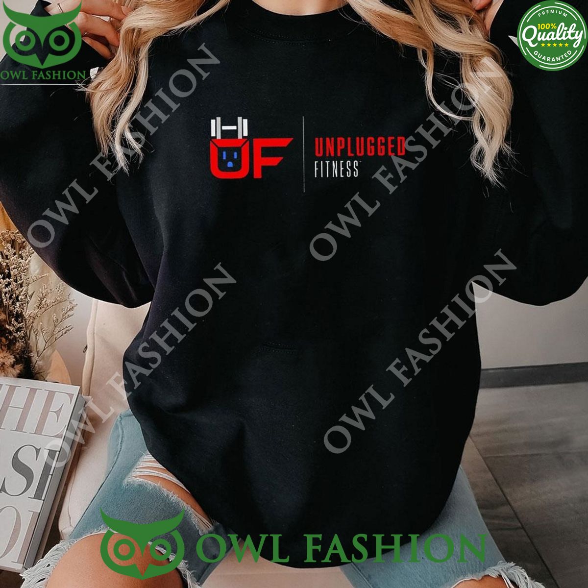 Unplugged Fitness Logo Limited 2024 - Adult & Kids T-Shirts, Sweatshirts & Hoodies apparel design preview 1