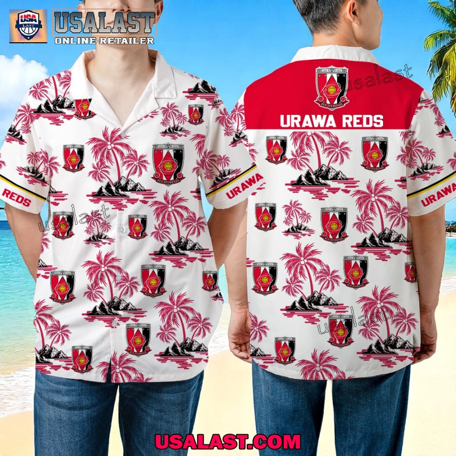 Urawa Red Diamonds FC Aloha Hawaiian - Adult & Kids T-Shirts, Sweatshirts & Hoodies apparel design preview 1