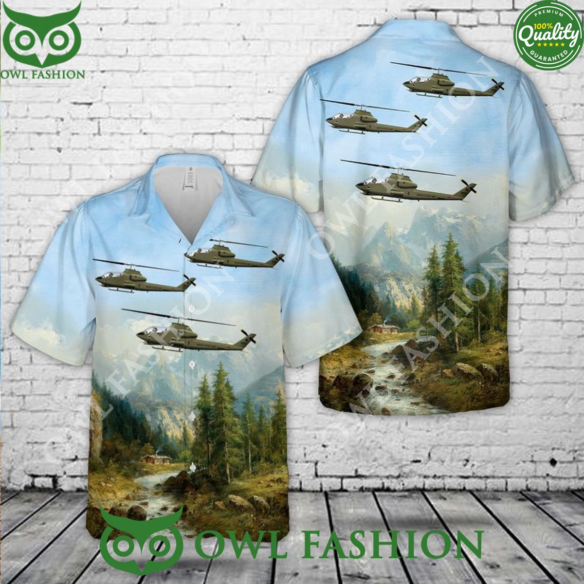 Us Army 4Th Aviation Battalion Ah-1G Cobra Gunship - Adult & Kids T-Shirts, Sweatshirts & Hoodies apparel design preview 1