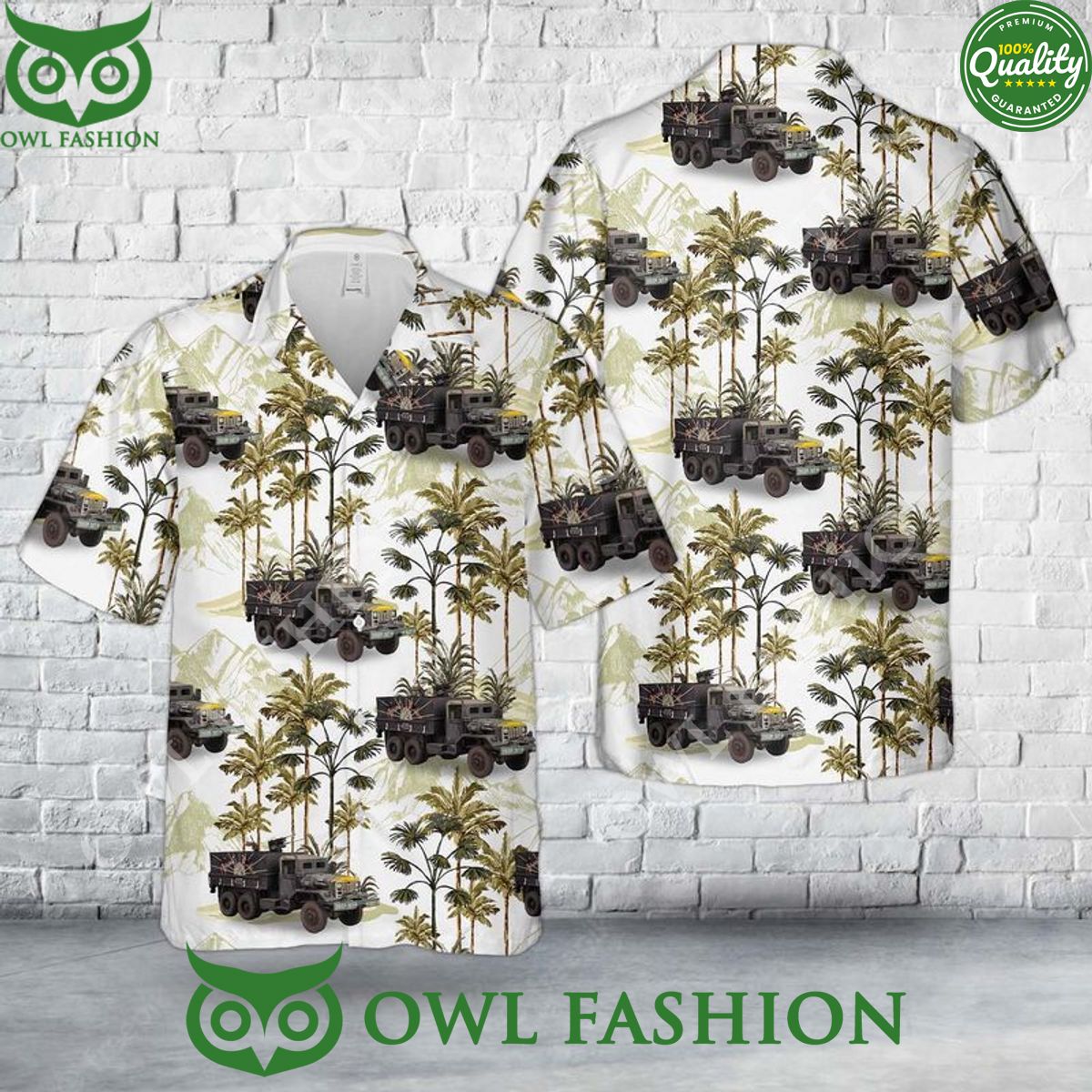 Us Army M54 Gun Truck Black Widow Trendy Hawaiian - Adult & Kids T-Shirts, Sweatshirts & Hoodies apparel design preview 1