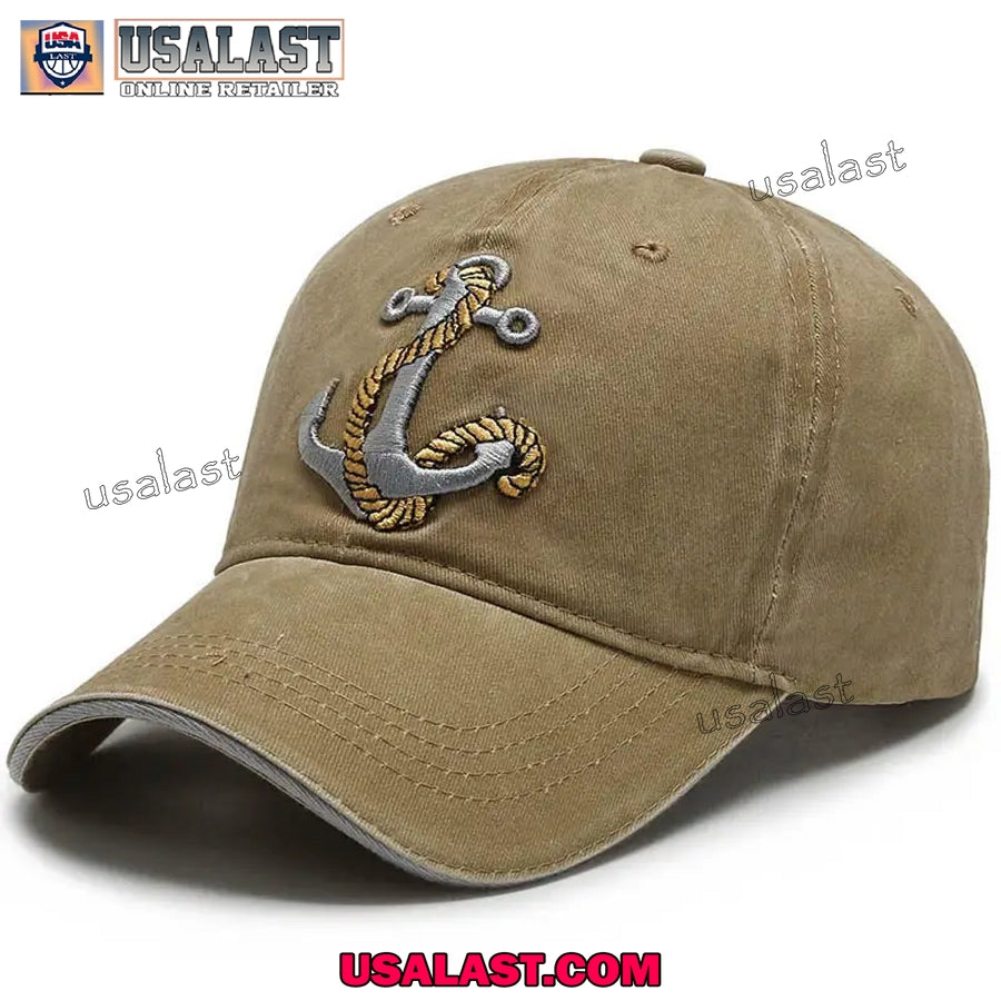US Military Anchor Logo Embroidered Baseball Hat Cap - Adult & Kids T-Shirts, Sweatshirts & Hoodies apparel design preview 1