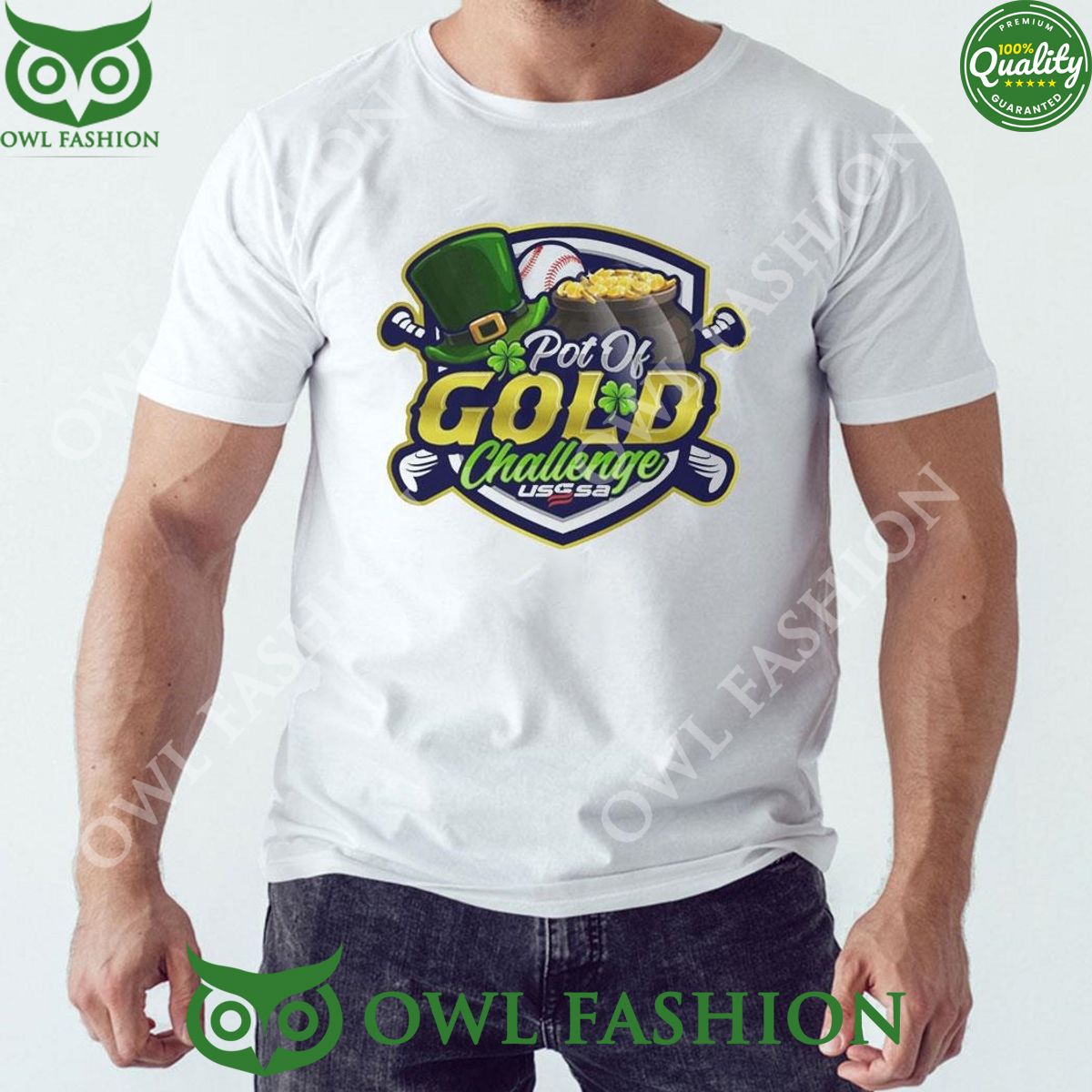 Usssa South Carolina Baseball Pot Of Gold Challenge - Adult & Kids T-Shirts, Sweatshirts & Hoodies apparel design preview 1