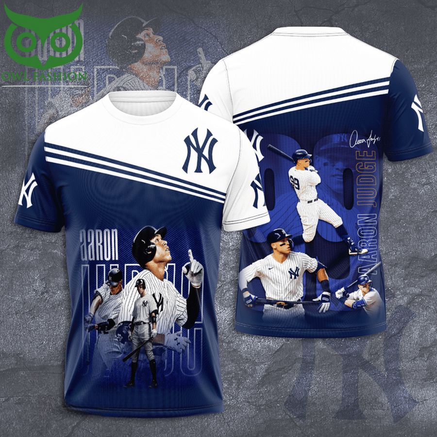 New York Yankees MLB Aaron Judge Player 3D - Adult & Kids T-Shirts, Sweatshirts & Hoodies apparel design preview 1