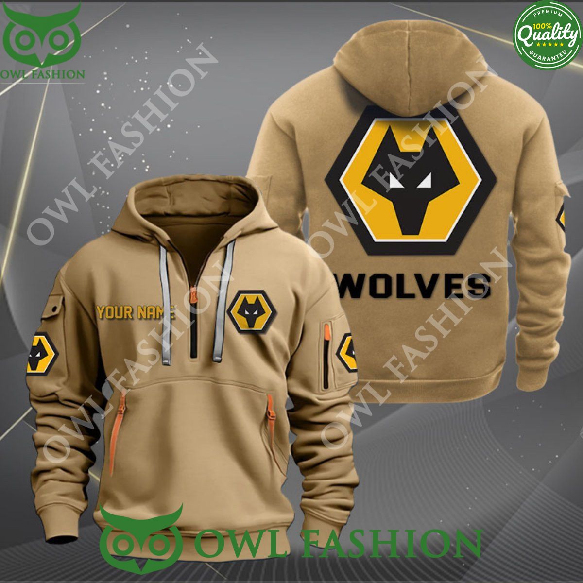 Wolverhampton Wanderers Football Champion Custom Name - Adult & Kids T-Shirts, Sweatshirts & Hoodies apparel design preview 1