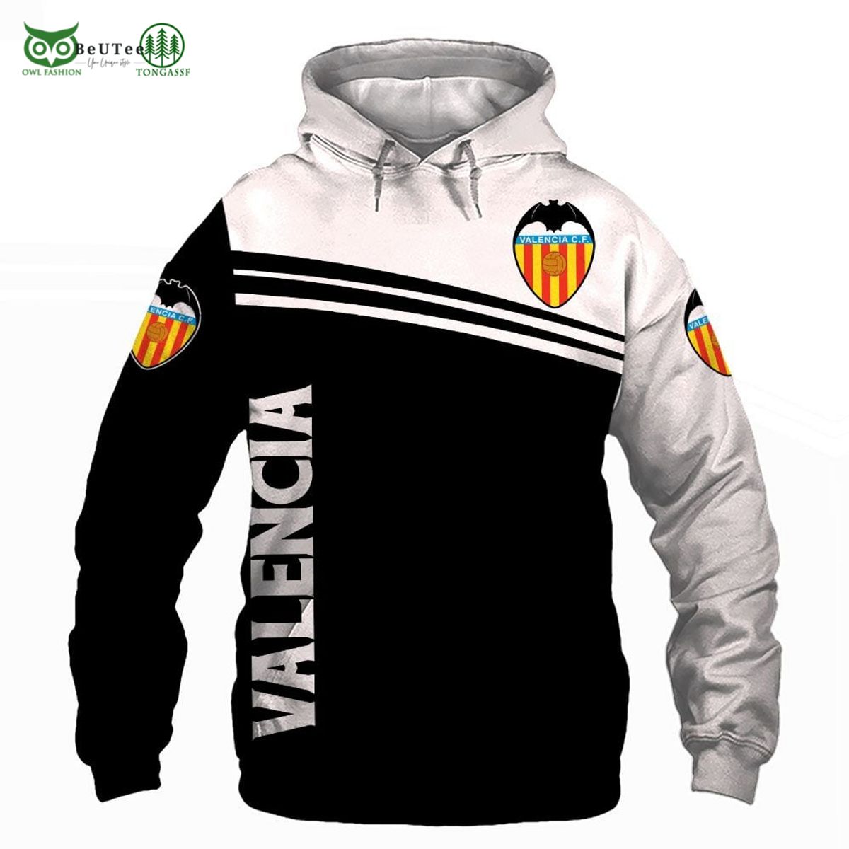 Valencia La Liga 3D Printed Sweater - Adult & Kids T-Shirts, Sweatshirts & Hoodies apparel design preview 1