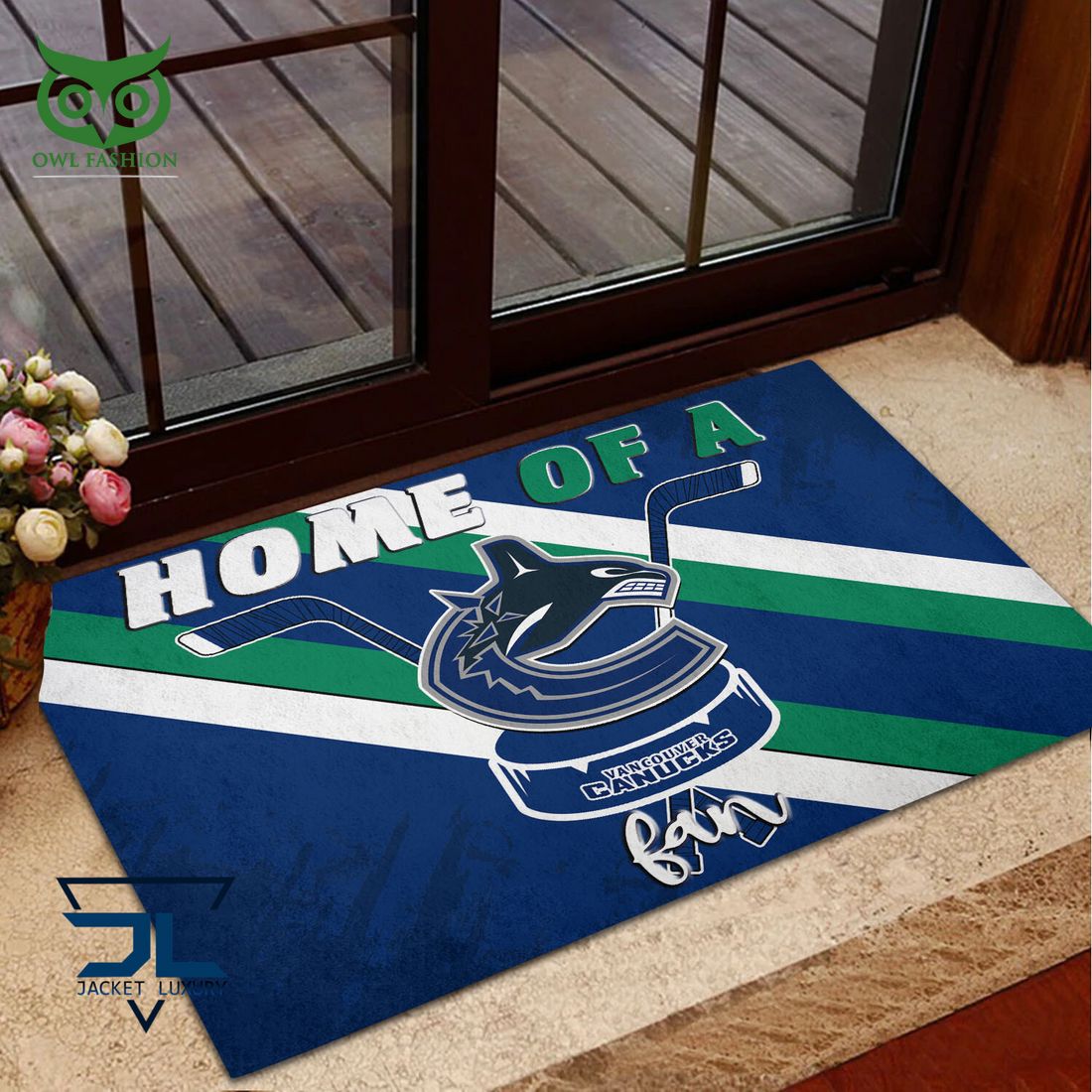 Vancouver Canucks NHL Team Doormat - Adult & Kids T-Shirts, Sweatshirts & Hoodies apparel design preview 1