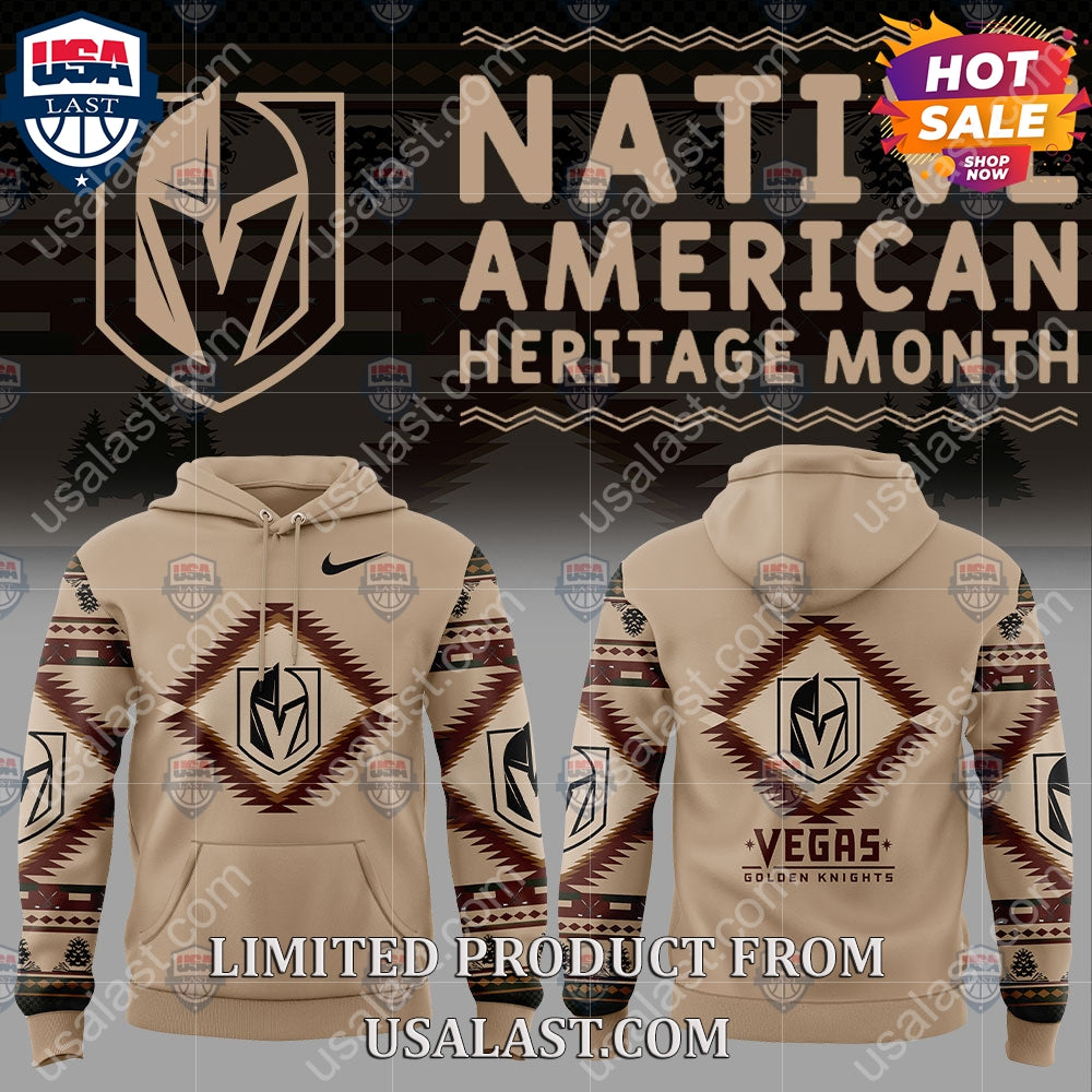 Vegas Golden Knights NHL Native American Heritage - Adult & Kids T-Shirts, Sweatshirts & Hoodies apparel design preview 1