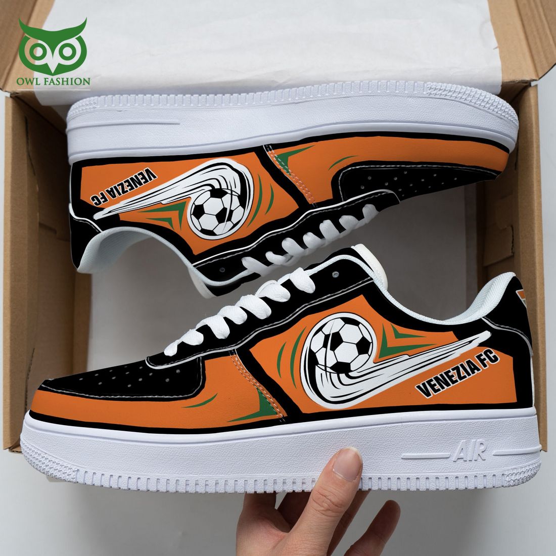 Venezia FC Serie B NAF Air Force 1 Shoes - Adult & Kids T-Shirts, Sweatshirts & Hoodies apparel design preview 1