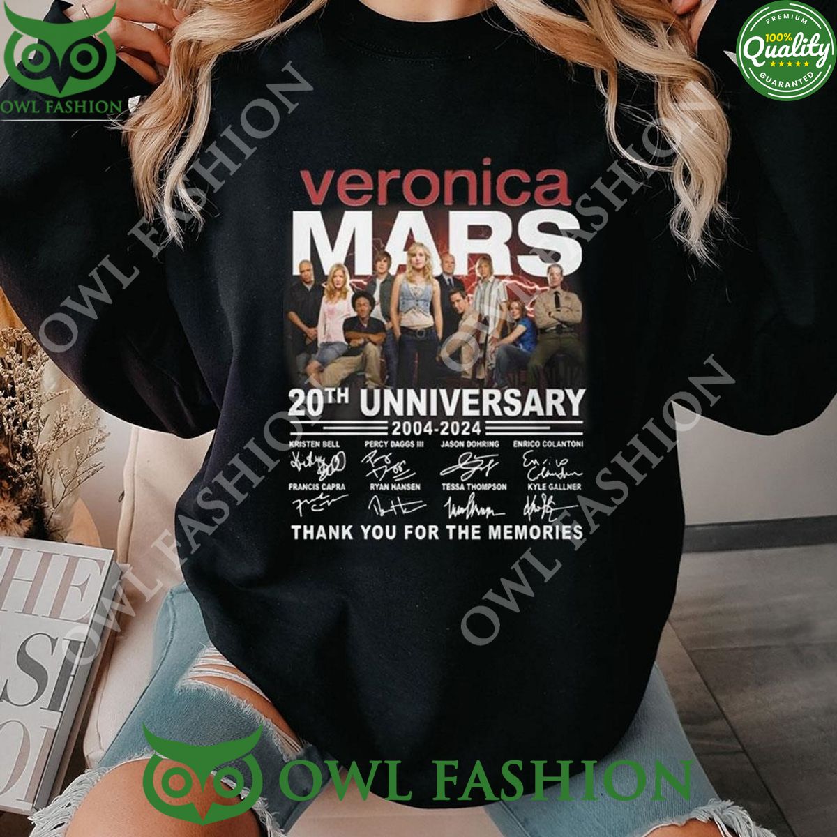 Veronica Mars 20th Anniversary 2004-2024 Memories - Adult & Kids T-Shirts, Sweatshirts & Hoodies apparel design preview 1