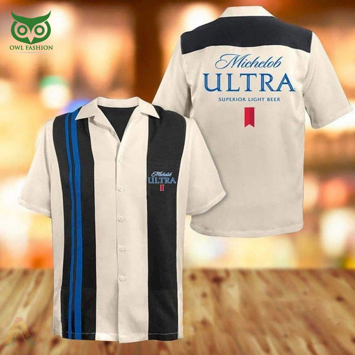 Vintage Beige Michelob Ultra Hawaiian Gift For Beer - Adult & Kids T-Shirts, Sweatshirts & Hoodies apparel design preview 1