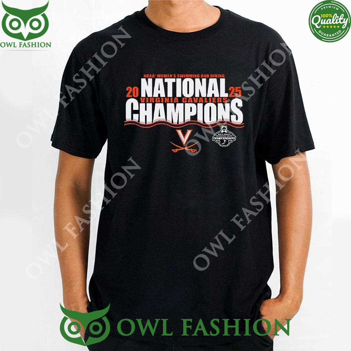 Virginia Cavaliers 2025 NCAA Womens Swimming And - Adult & Kids T-Shirts, Sweatshirts & Hoodies apparel design preview 1