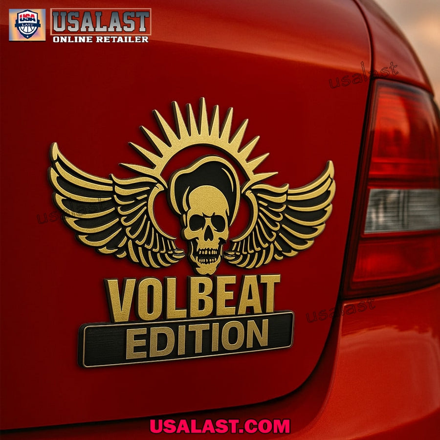 Volbeat Edition Custom 3D Car Badge Sticker - Adult & Kids T-Shirts, Sweatshirts & Hoodies apparel design preview 1