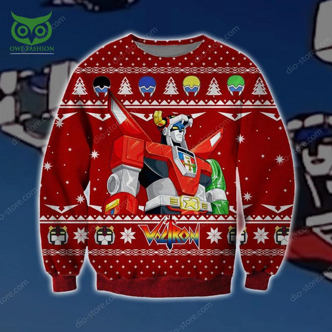 Voltron Knitting Pattern 3d Print Ugly Christmas - Adult & Kids T-Shirts, Sweatshirts & Hoodies apparel design preview 1