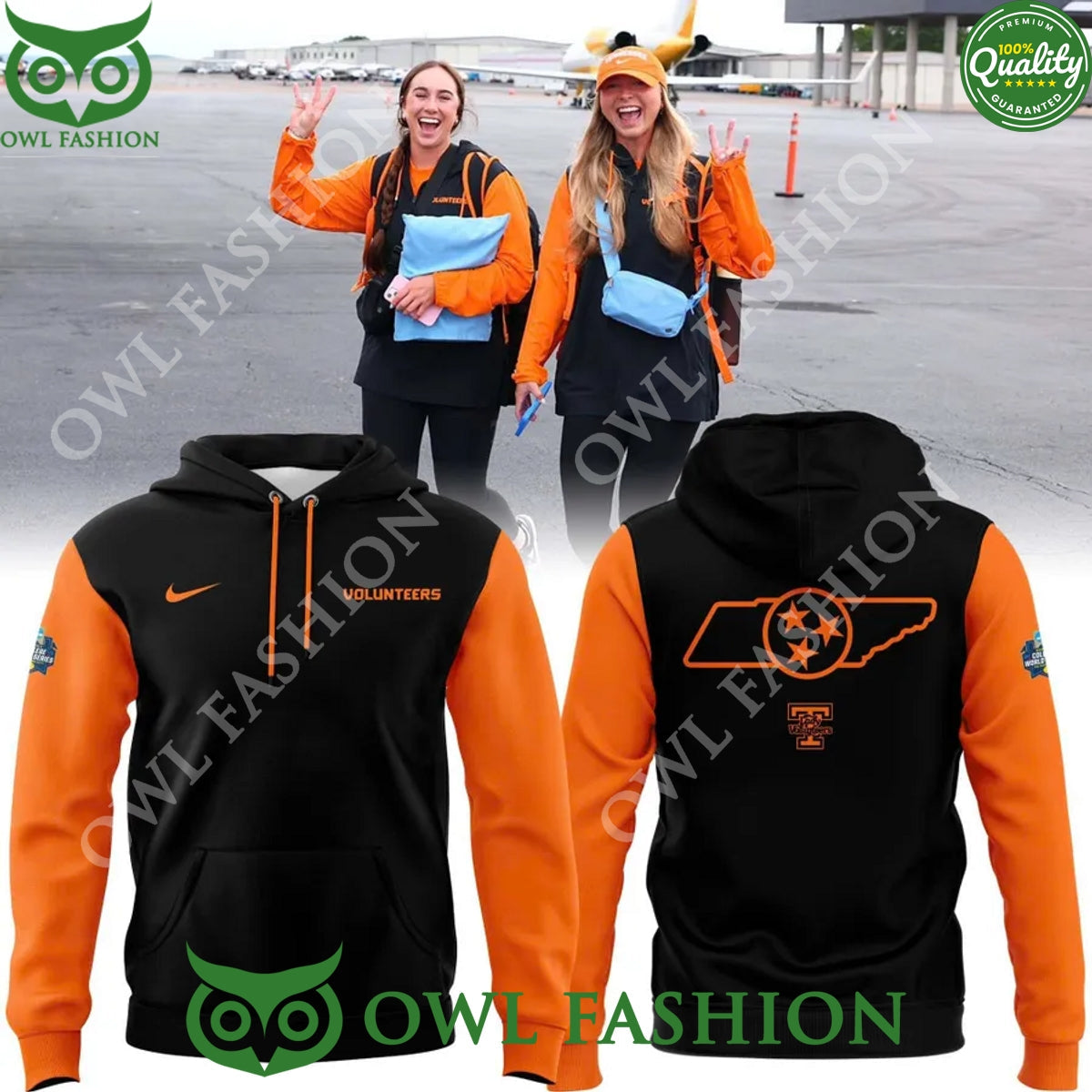 Volunteers Women's College World Series Tennessee - Adult & Kids T-Shirts, Sweatshirts & Hoodies apparel design preview 1