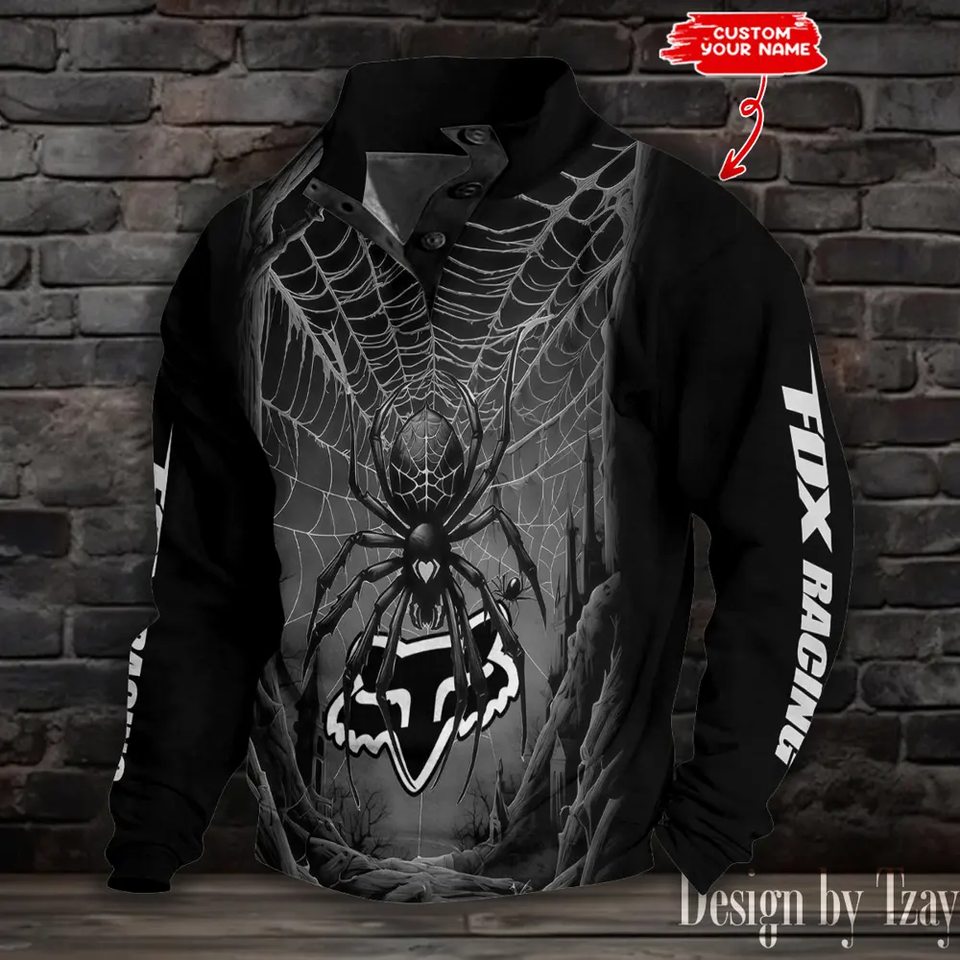 Fox Racing Stand Collar - Adult & Kids T-Shirts, Sweatshirts & Hoodies apparel design preview 1
