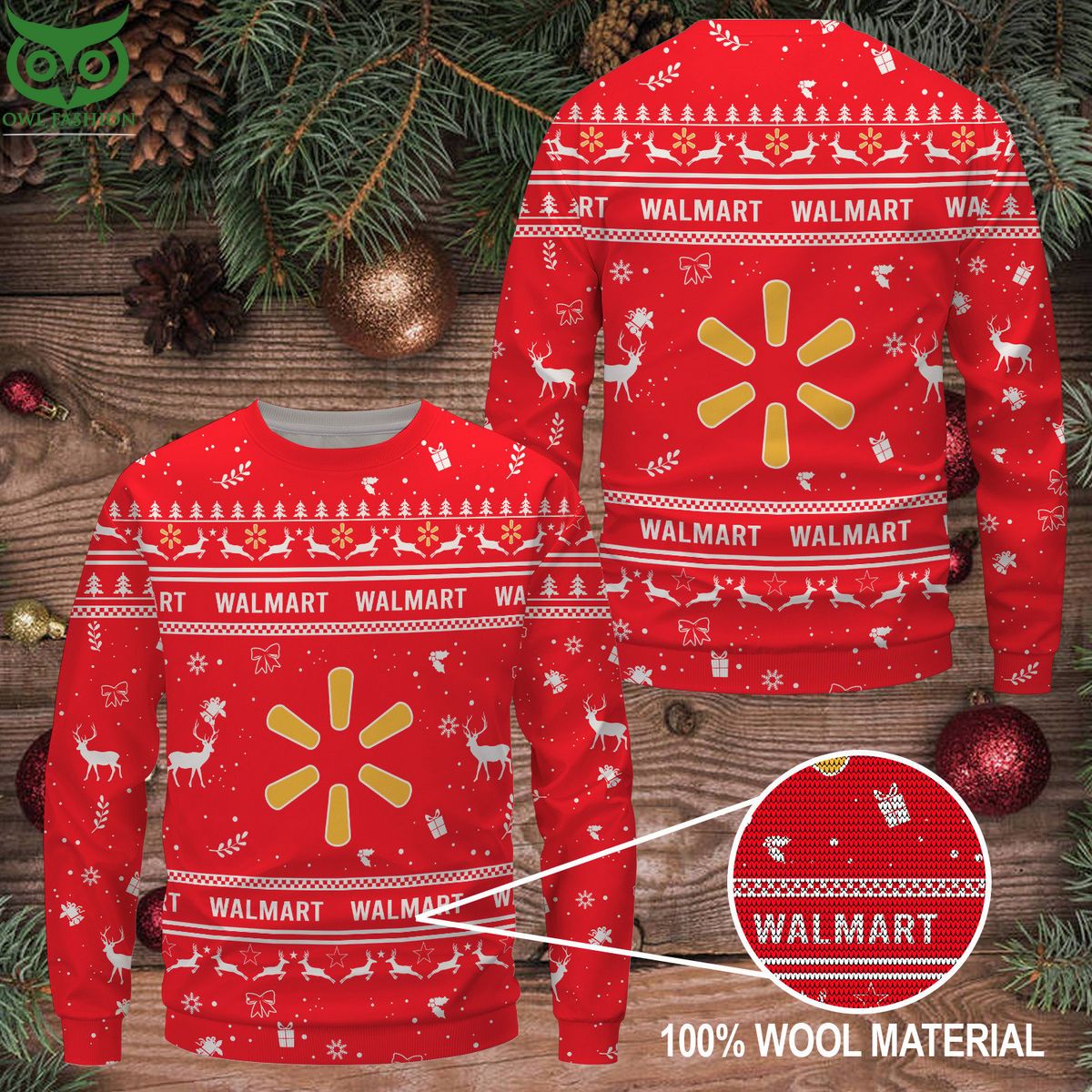Walmart Premium Ugly Christmas Sweater - Adult & Kids T-Shirts, Sweatshirts & Hoodies apparel design preview 1