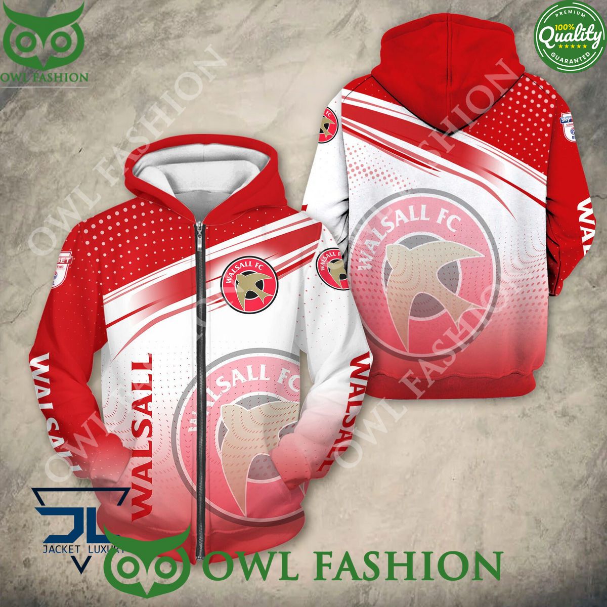 Walsall FC Club Logo EFL - Adult & Kids T-Shirts, Sweatshirts & Hoodies apparel design preview 1