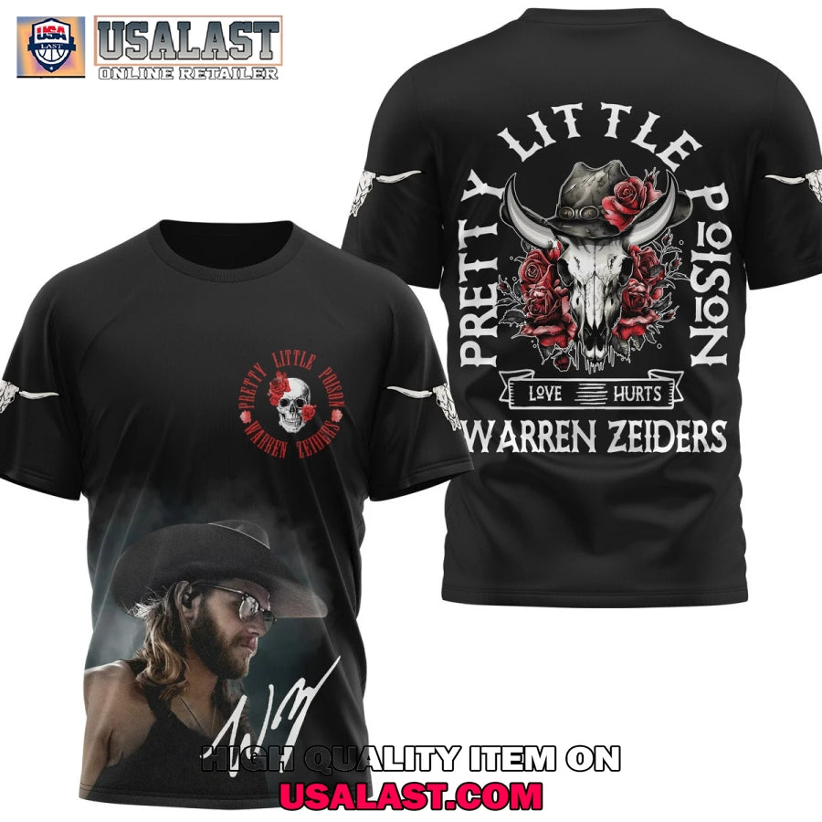 Warren Zeiders Pretty Little Poison 3D - Adult & Kids T-Shirts, Sweatshirts & Hoodies apparel design preview 1