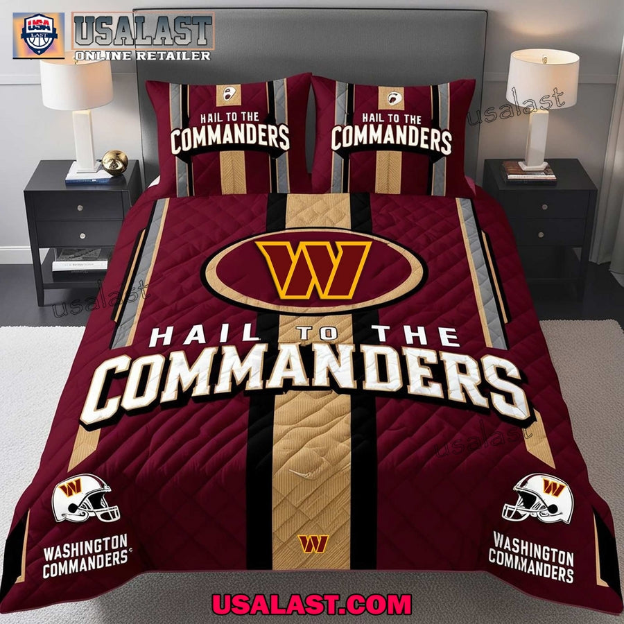 Washington Football Hail To The Commanders Bedding - Adult & Kids T-Shirts, Sweatshirts & Hoodies apparel design preview 1