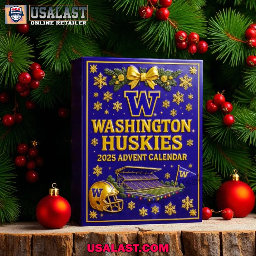 Washington Huskies 2025 Advent Calendar - Adult & Kids T-Shirts, Sweatshirts & Hoodies apparel design preview 1