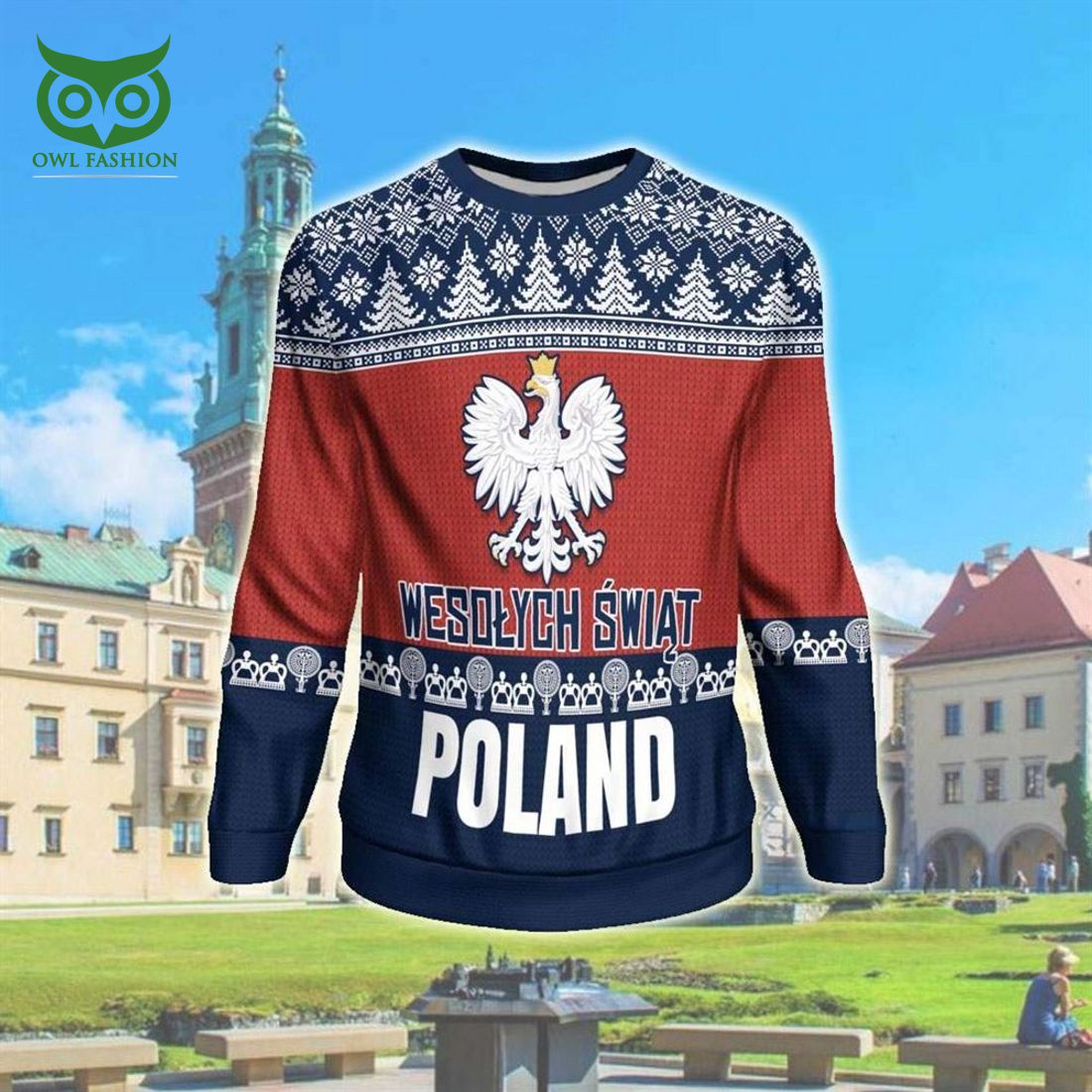 Wesolych Swiat Poland 3d All Over Print Ugly - Adult & Kids T-Shirts, Sweatshirts & Hoodies apparel design preview 1