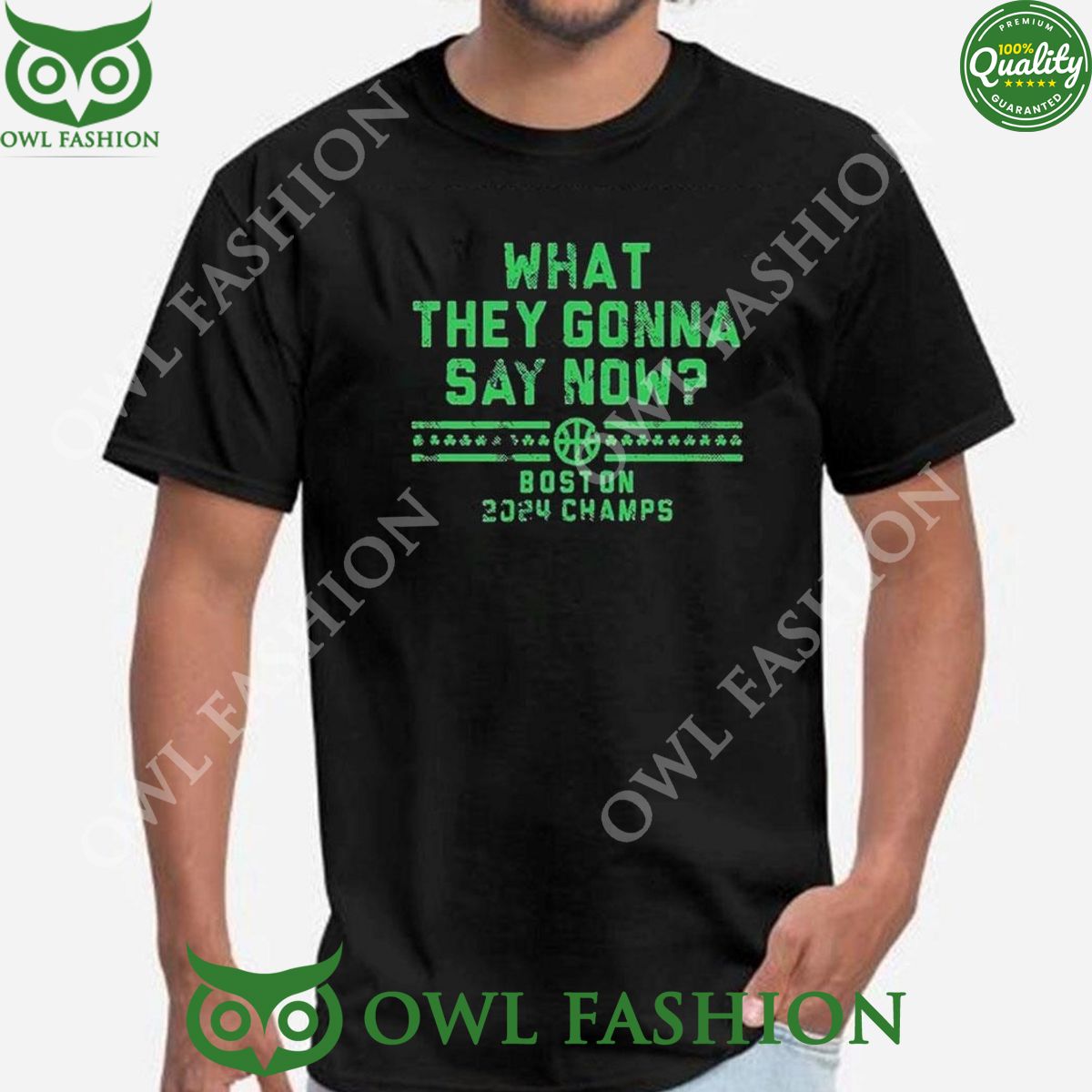 What They Gonna Say Now Boston 2024 Champs - Adult & Kids T-Shirts, Sweatshirts & Hoodies apparel design preview 1