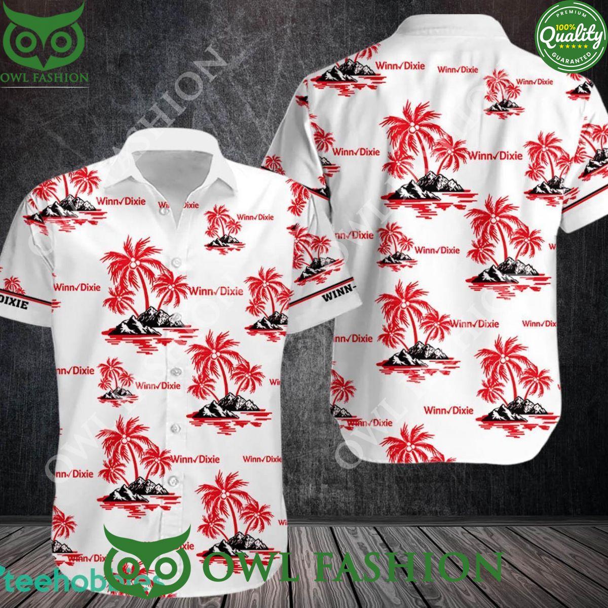 Winn-dixie Hawaiian Button Beach Coconut Hawaii - Adult & Kids T-Shirts, Sweatshirts & Hoodies apparel design preview 1