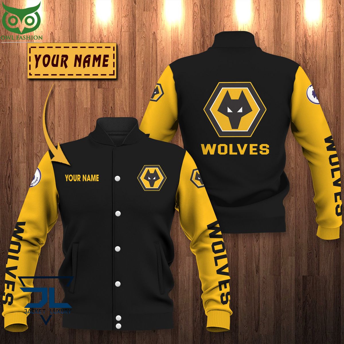 Wolverhampton Wanderers F.C Premier League Custom - Adult & Kids T-Shirts, Sweatshirts & Hoodies apparel design preview 1
