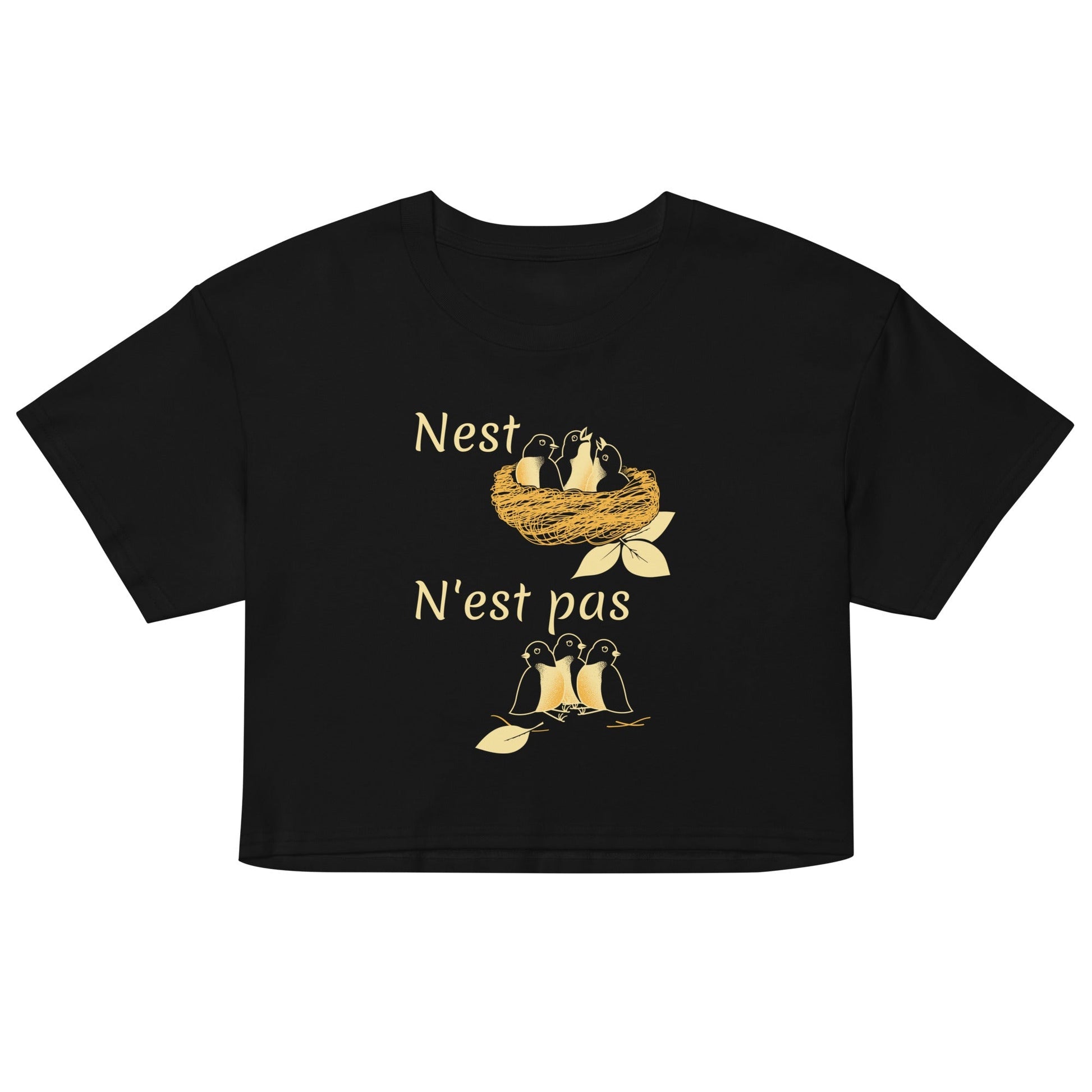 Nest Pas Women's Crop - Adult & Kids T-Shirts, Sweatshirts & Hoodies apparel design preview 1
