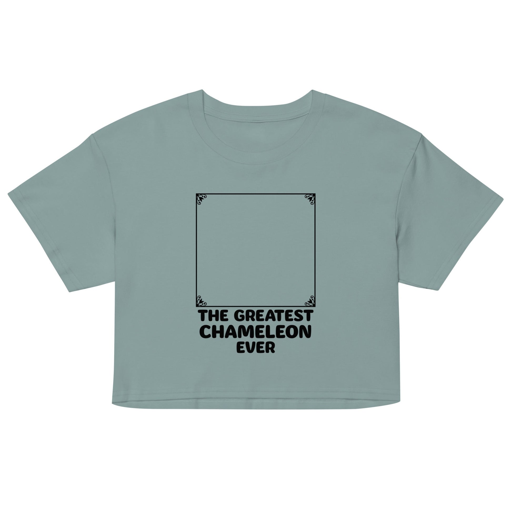 The Greatest Chameleon Ever Women's Crop - Adult & Kids T-Shirts, Sweatshirts & Hoodies apparel design preview 1