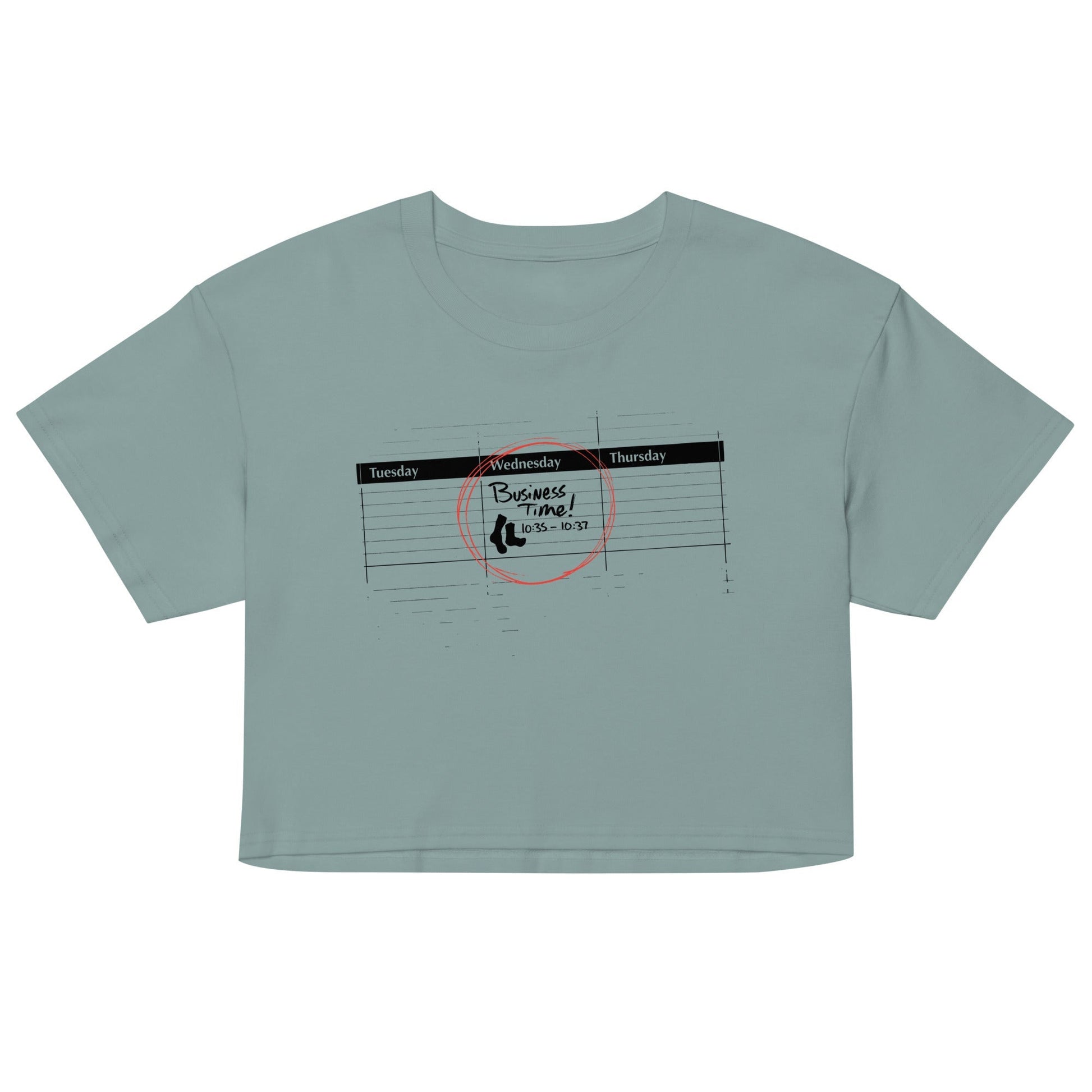 It's Business Time Women's Crop - Adult & Kids T-Shirts, Sweatshirts & Hoodies apparel design preview 1