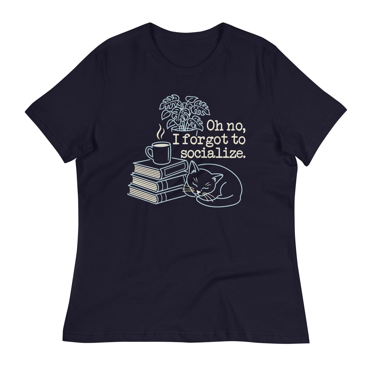 Oh No, I Forgot To Socialize Women's Signature - Adult & Kids T-Shirts, Sweatshirts & Hoodies apparel design preview 1