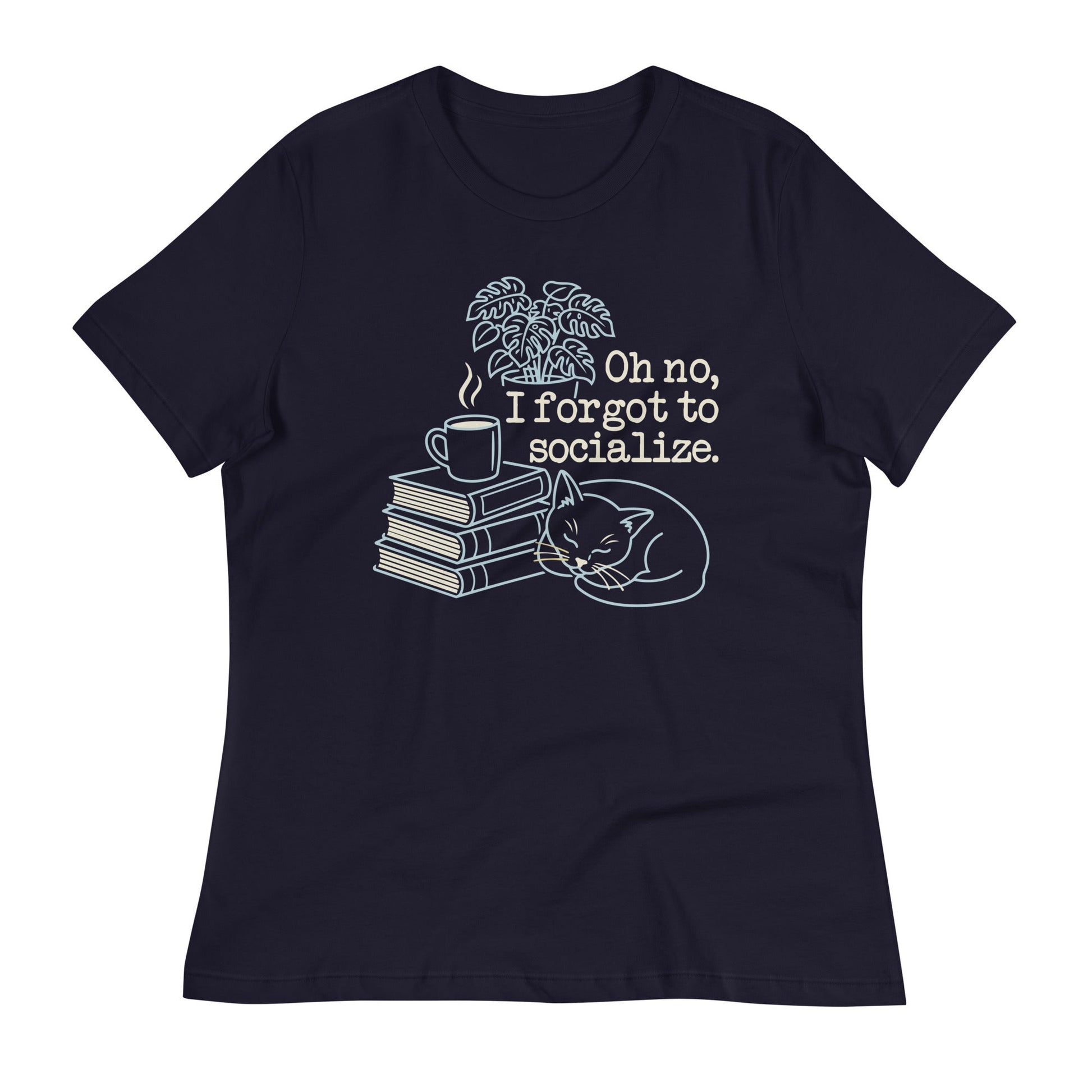 Oh No, I Forgot To Socialize Women's Signature - Adult & Kids T-Shirts, Sweatshirts & Hoodies apparel design preview 1