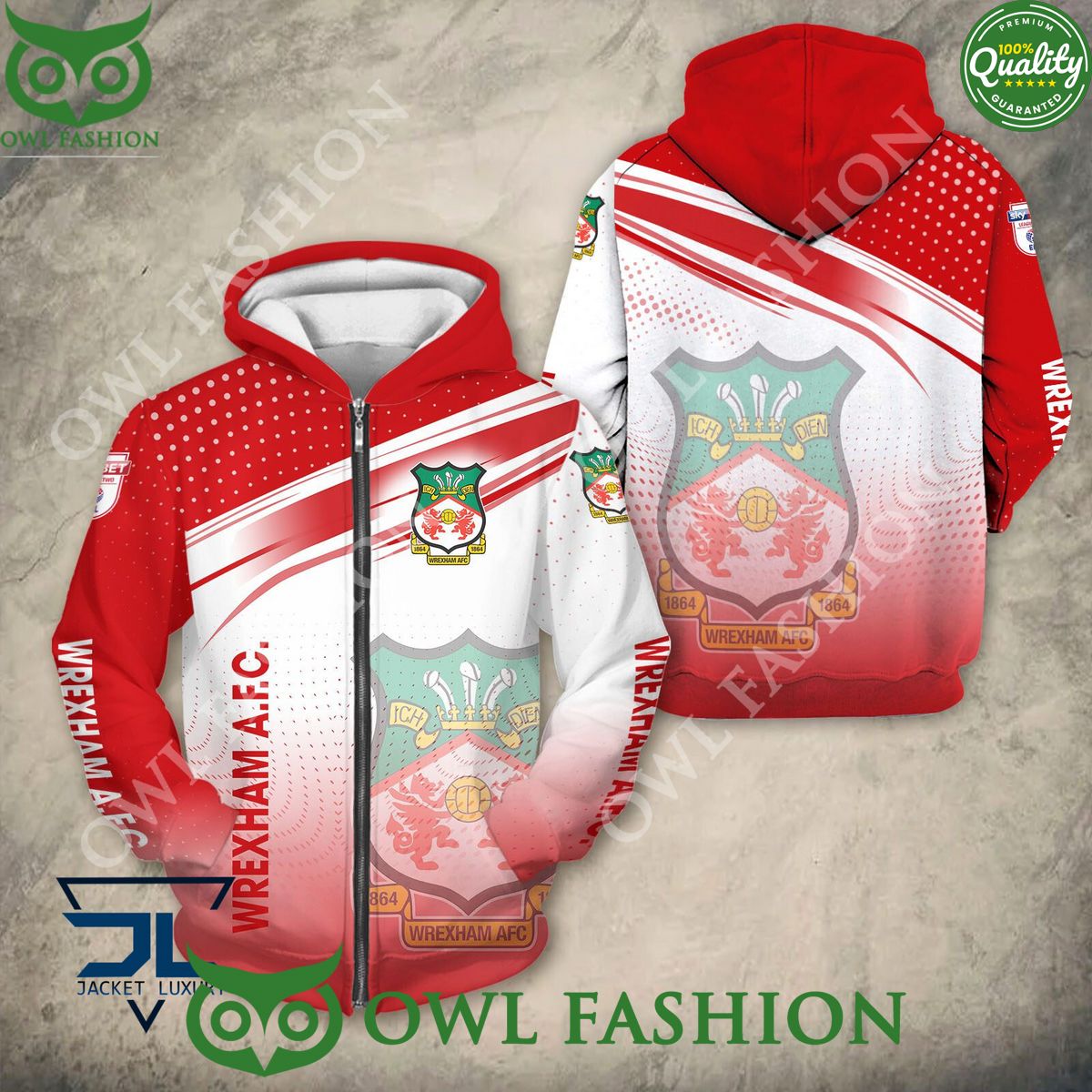 Wrexham AFC EFL Limited League Two - Adult & Kids T-Shirts, Sweatshirts & Hoodies apparel design preview 1