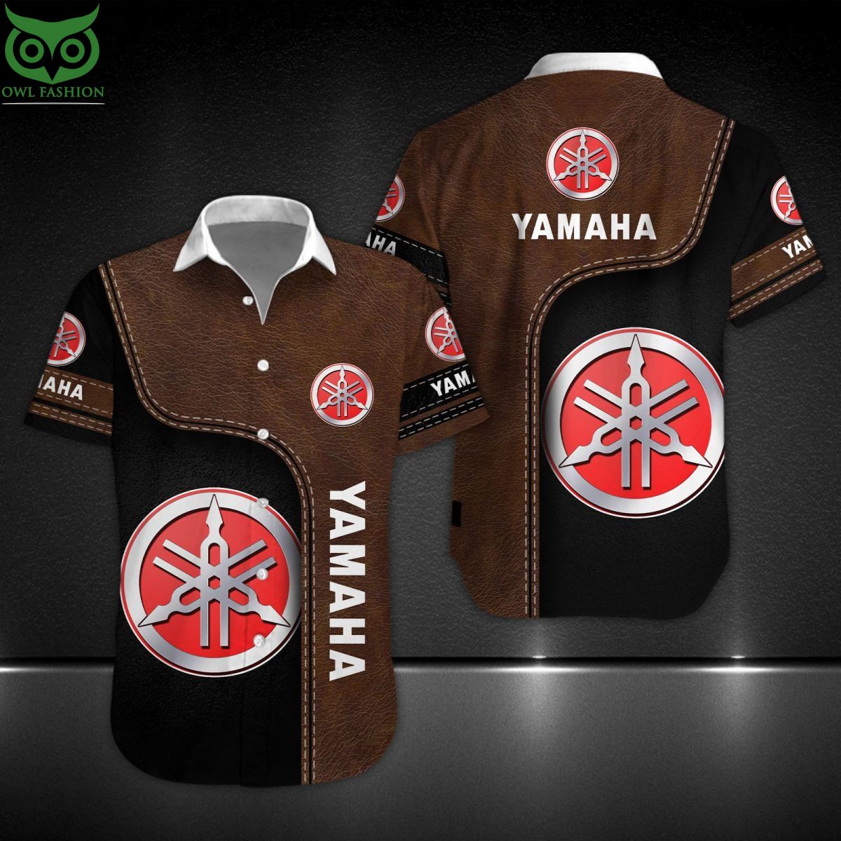 Yamaha Motorcycle Brand Custom Hawaiian Short - Adult & Kids T-Shirts, Sweatshirts & Hoodies apparel design preview 1