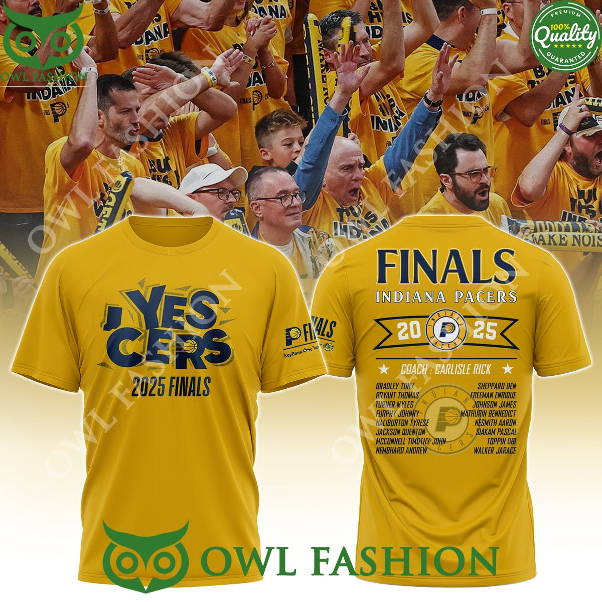 YES 'CERS Indiana Pacers Final 2025 - Adult & Kids T-Shirts, Sweatshirts & Hoodies apparel design preview 1
