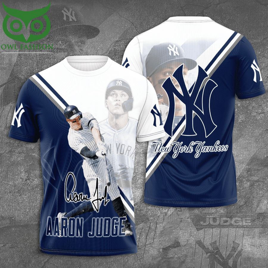 New York Yankees MLB Aaron Judge 3D - Adult & Kids T-Shirts, Sweatshirts & Hoodies apparel design preview 1