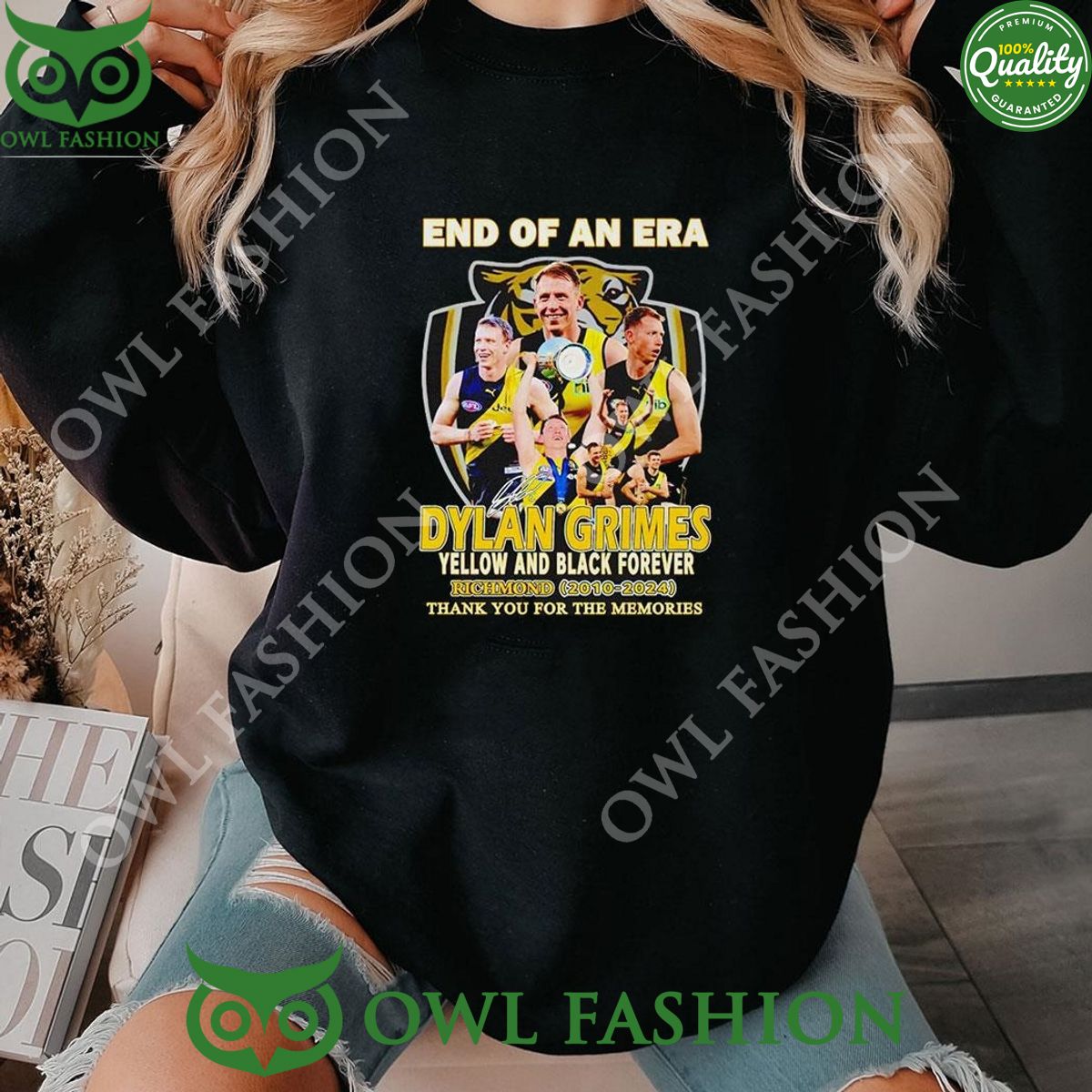 End Of An Era Dylan Grimes Forever Richmond 2010 2024 - Adult & Kids T-Shirts, Sweatshirts & Hoodies apparel design preview 1