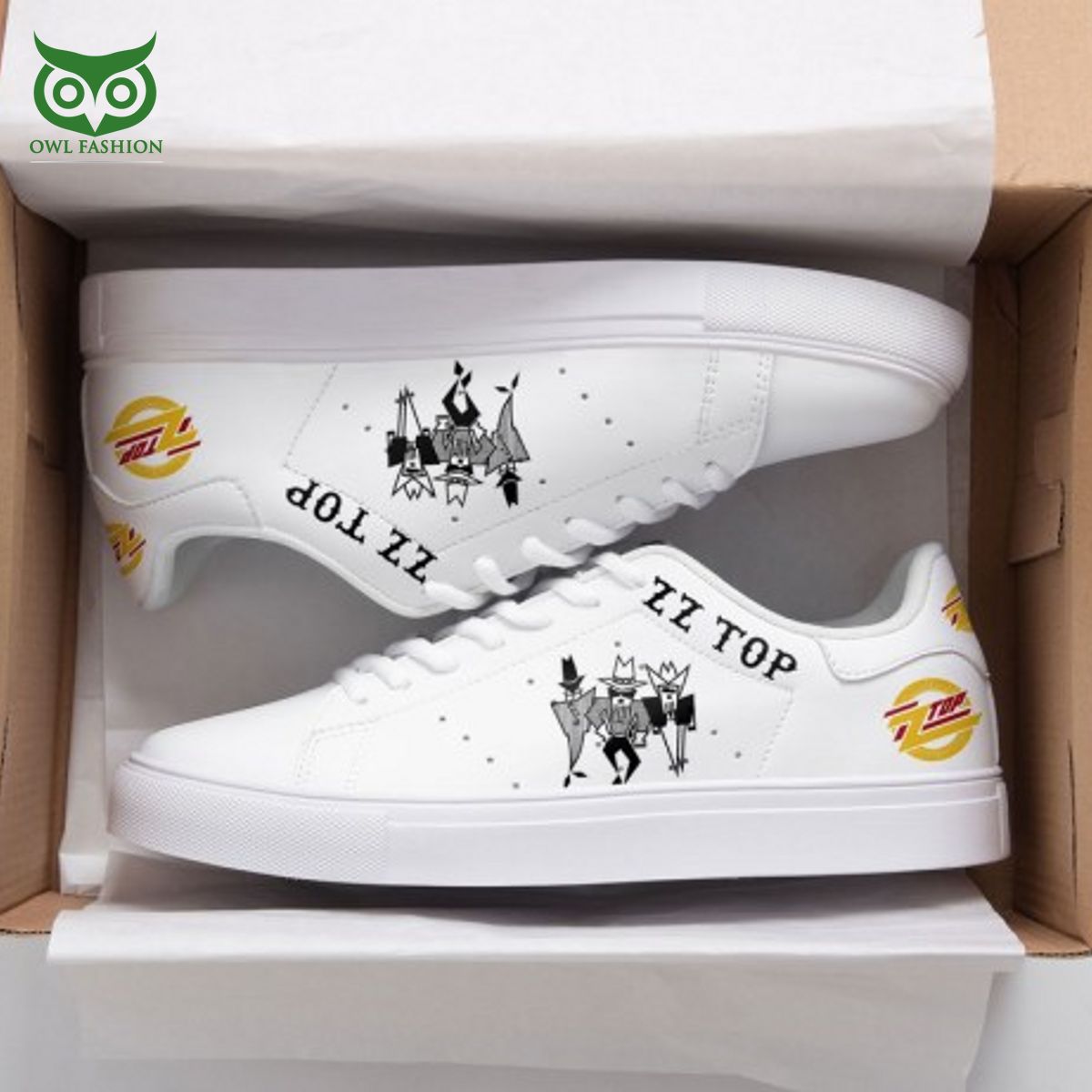 ZZ Top Rock Music Stan Smith Shoes - Adult & Kids T-Shirts, Sweatshirts & Hoodies apparel design preview 1